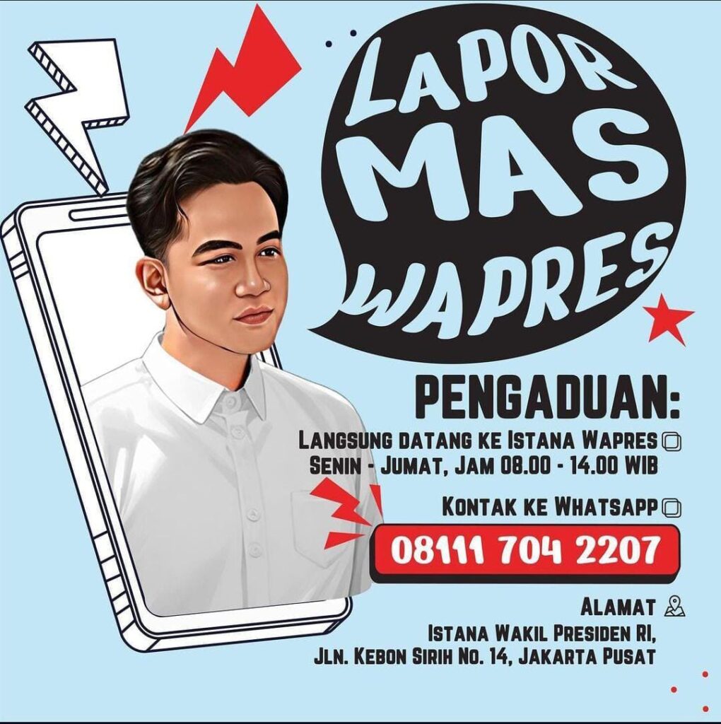 lapor mas wapres