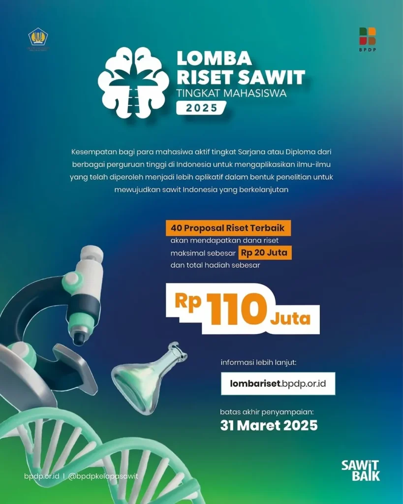 lomba riset sawit 2025