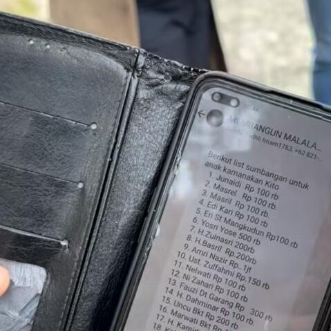 Warga Inisiatif Berpatungan untuk Keberangkatan Devit ke Bandung (mengutip instagram @santosoim)