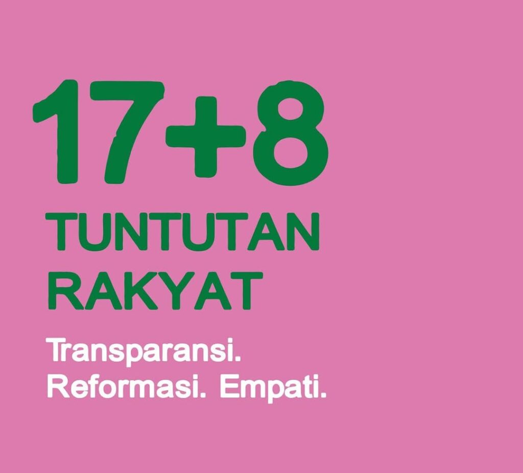 17+8 Tuntutan rakyat