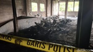 Kebakaran Parkiran Motor di Bogor yang menghanguskan 19 motor