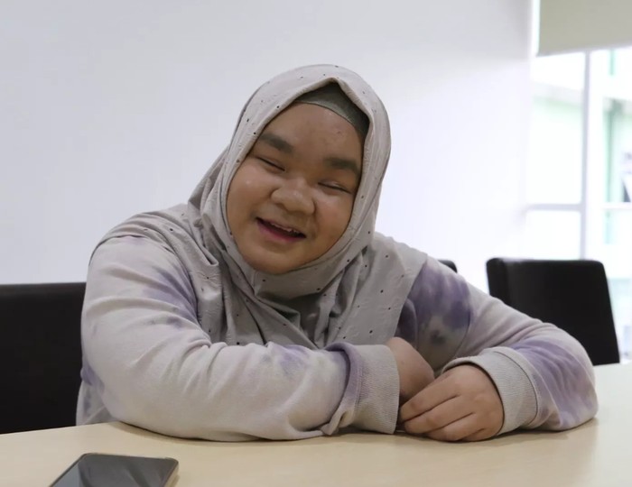 Siswa Difabel Netra Shalma Arsyta Noorsyarif